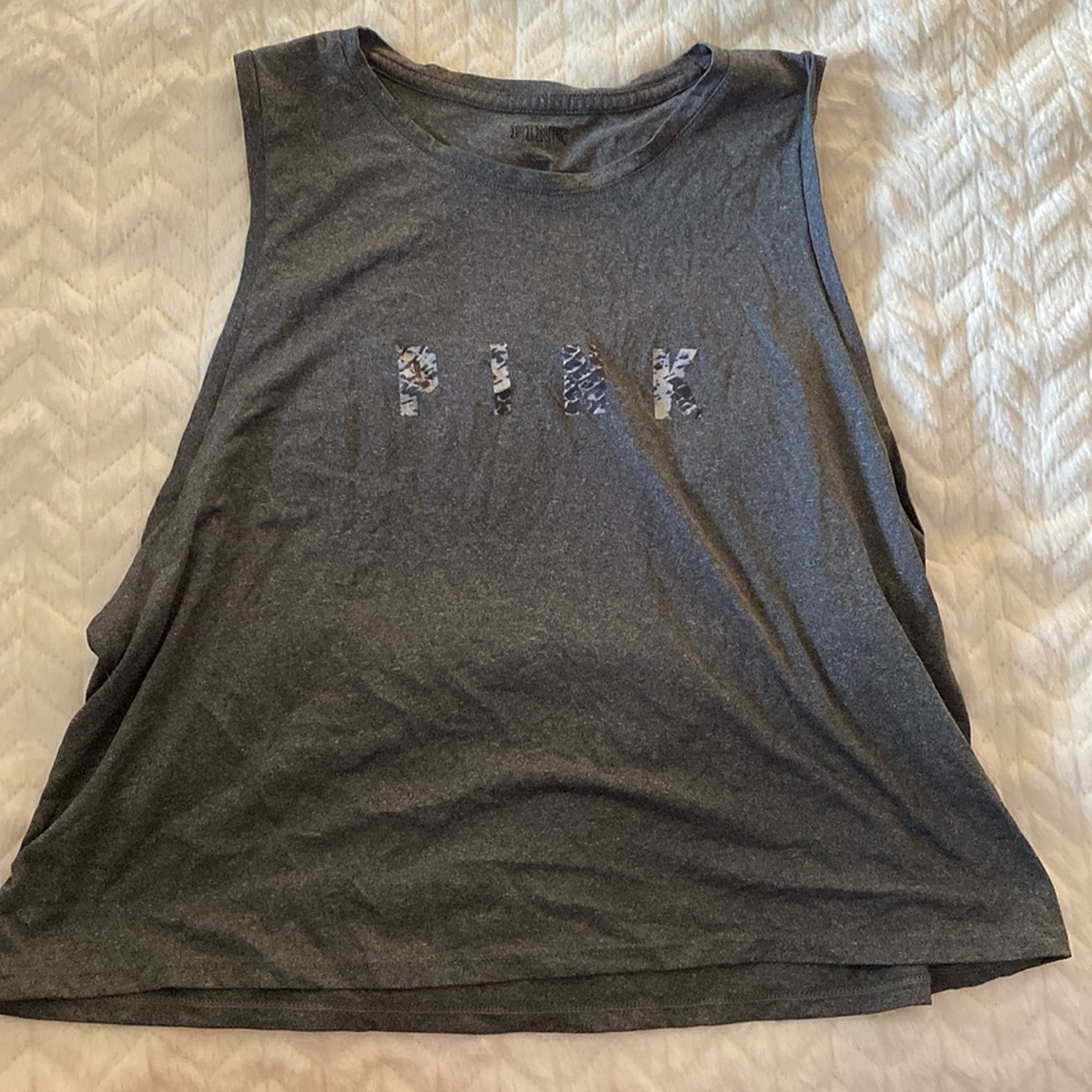 Pink athletic tank